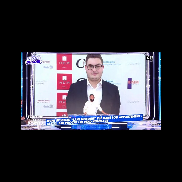 Le 6 mars 2023, Cyril Hanouna a rendu hommage à un ancien membre de l'équipe.
Cyril Hanouna rend hommage à Valentin dans l'émission "Touche pas à mon poste", sur C8. Le 6 mars 2023.