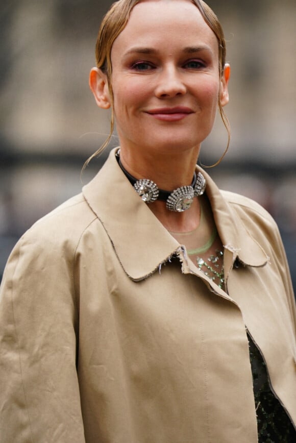 Diane Kruger - Sorties du défilé Miu Miu prêt-à-porter automne-hiver 2023/2024 lors de la Fashion Week de Paris (PFW), à Paris, France, le 7 mars 2023. © Pierre Perusseau/Bestimage 