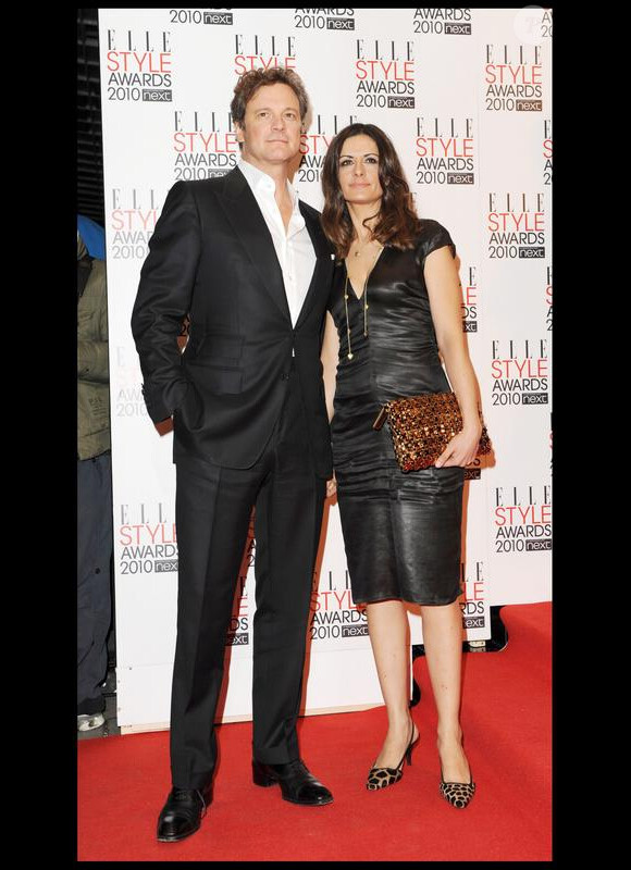 Colin Firth et son épouse aux Elle Fashion Awards le 22/02/10