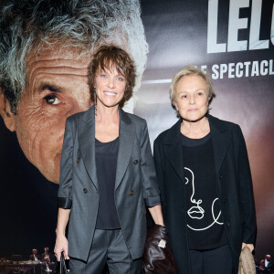 Exclusif - Muriel Robin et sa femme Anne Le Nen - Photocall - Spectacle symphonique Claude Lelouch "D'un film à l'autre" au Palais des Congrès de Paris le 14 novembre 2022. © Moreau / Rindoff / Bestimage 