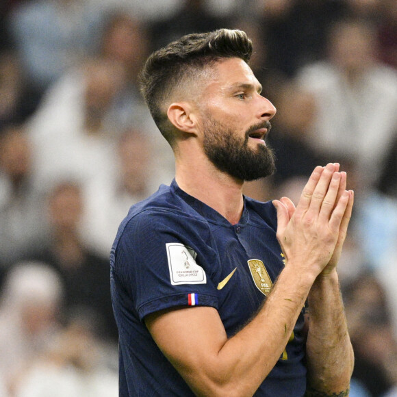 Amusé, Olivier Giroud lui a simplement répondu en disant : "La classe à la française"
Olivier Giroud - Match "France - Argentine (3-3 - tab 2-4)" en finale de la Coupe du Monde 2022 au Qatar, le 18 décembre 2022.