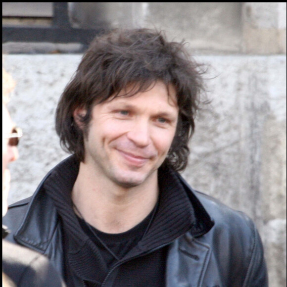 Bertrand Cantat - Obsèques d'Alain Bashung en l'église Saint-Germain-des-Prés le 20 mars 2009