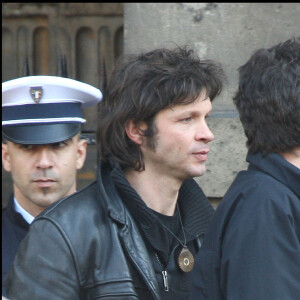 Bertrand Cantat - Obsèques d'Alain Bashung en l'église Saint-Germain-des-Prés le 20 mars 2009