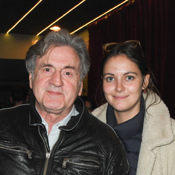 Exclusif - Daniel Auteuil et sa fille Nelly - People au concert de Dave à Bobino à Paris le 18 novembre 2019. © Coadic Guirec/Bestimage