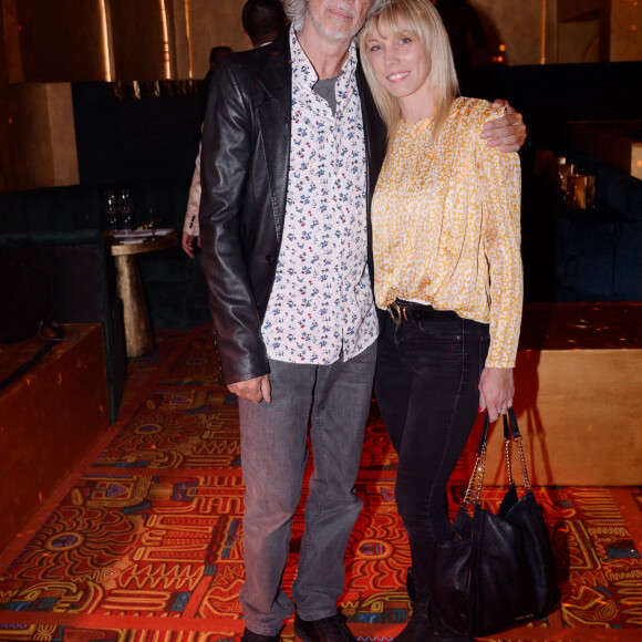 Exclusif - Louis Bertignac et sa compagne Laetitia lors de la soirée d'inauguration du club Manko à Paris, France, le 12 septembre 2019. © Rachid Bellak/Bestimage 
