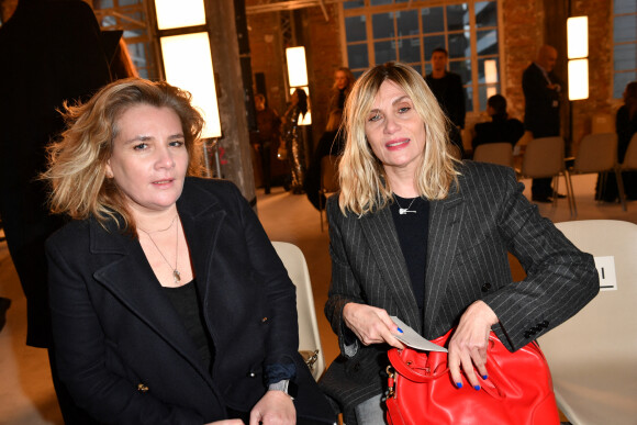 Marie-Amélie Seigner et Emmanuelle Seigner - Front Row au défilé de mode Haute-Couture Alexandre Vauthier au 50 boulevard Lefebvre lors de la Fashion Week Printemps-été de Paris, France. © Veeren/Bestimage 