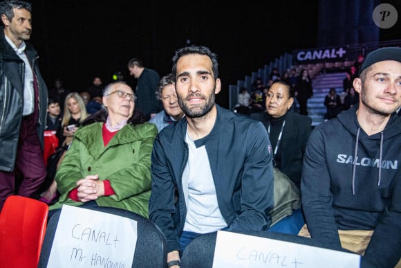 Martin Fourcade - Les célébrités assistent au combat international de boxe poids lourd de 10 rounds opposant le français Tony Yoka au français d'origine camerounaise Carlos Takam au Zénith de Paris, France, le 11 mars 2023. © Baptiste Autissier/Panoramic/Bestimage