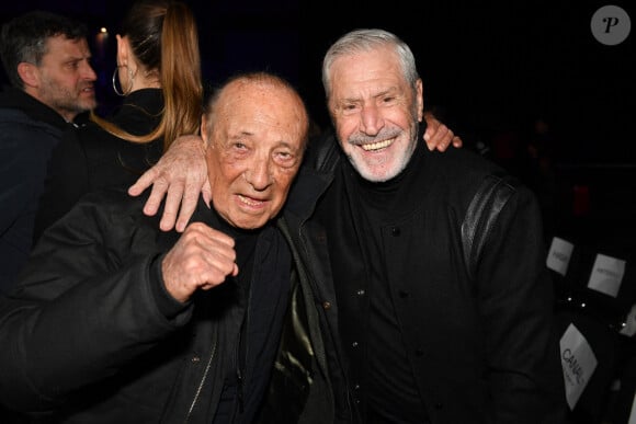 Jacques Séguéla et Jean-Claude Darmon - Les célébrités assistent au combat international de boxe poids lourd de 10 rounds opposant le français Tony Yoka au français d'origine camerounaise Carlos Takam au Zénith de Paris, France, le 11 mars 2023. © Veeren/Bestimage 