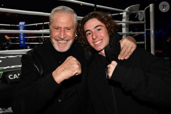 Jean-Claude Darmon - Les célébrités assistent au combat international de boxe poids lourd de 10 rounds opposant le français Tony Yoka au français d'origine camerounaise Carlos Takam au Zénith de Paris, France, le 11 mars 2023. © Veeren/Bestimage 