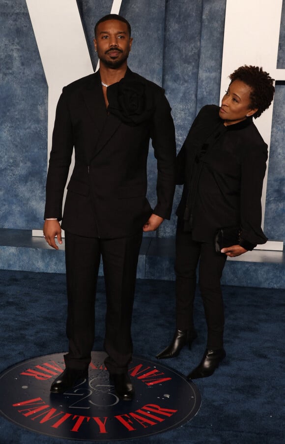 Michael B. Jordan, Wanda Sykes au photocall de la soirée "Vanity Fair" lors de la 95ème édition de la cérémonie des Oscars à Los Angeles, le 12 mars 2023. © Crash/imageSPACE via Zuma Press/Bestimage 