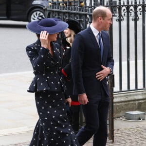 Le prince William, prince de Galles, et Catherine (Kate) Middleton, princesse de Galles, - Service annuel du jour du Commonwealth à l'abbaye de Westminster à Londres, le 13 mars 2023. 