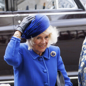 Camilla Parker Bowles, reine consort d'Angleterre, - Service annuel du jour du Commonwealth à l'abbaye de Westminster à Londres, le 13 mars 2023. 