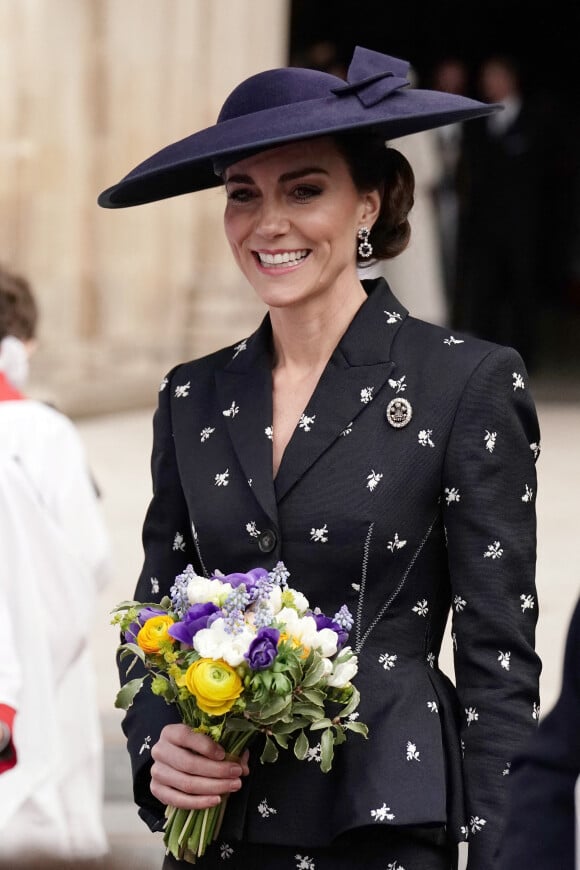 Catherine (Kate) Middleton, princesse de Galles - Service annuel du jour du Commonwealth à l'abbaye de Westminster à Londres, Royaume Uni, le 13 mars 2023. 
