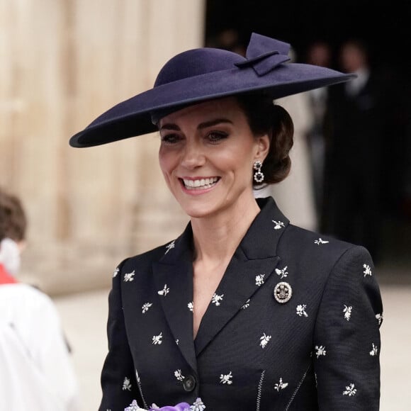 Catherine (Kate) Middleton, princesse de Galles - Service annuel du jour du Commonwealth à l'abbaye de Westminster à Londres, Royaume Uni, le 13 mars 2023. 