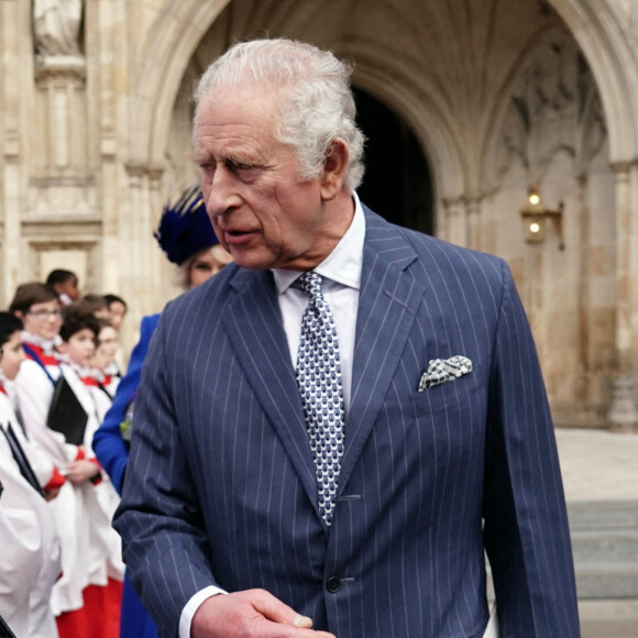 Le roi Charles III d'Angleterre et Camilla Parker Bowles, reine consort d'Angleterre - Service annuel du jour du Commonwealth à l'abbaye de Westminster à Londres, Royaume Uni, le 13 mars 2023. 