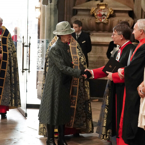 La princesse Anne - Service annuel du jour du Commonwealth à l'abbaye de Westminster à Londres, Royaume Uni, le 13 mars 2023. 