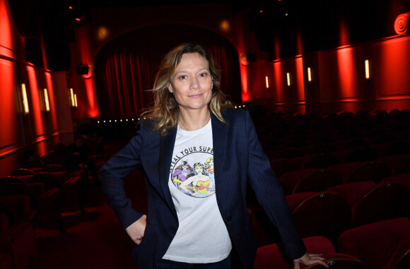 Caroline Vigneaux lors de l'inauguration du théâtre du Palais des Glaces à Paris après des travaux de rénovation le 13 mars 2023. © Veeren / Bestimage 