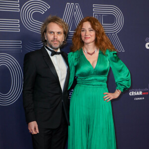 Marine Delterme, Florian Zeller - Photocall de la 47ème édition de la cérémonie des César à l'Olympia à Paris, le 25 février 2022. © Borde-Jacovides/Bestimage 