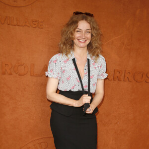 Marine Delterme au village lors des internationaux de tennis de Roland Garros à Paris le 8 juin 2018. © Christophe Aubert via Bestimage 