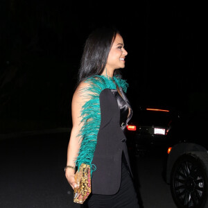 Christina Milian à la sortie de la soirée "Jennifer Lopez X Revolve" à Los Angeles, le 18 mars 2023. 