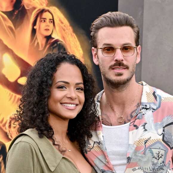 Christina Milian et M.Pokora se retrouvent parfois séparés par des milliers de kilomètres en raison de leur carrière respective
Christina Milian et M Pokora (Matt Pokora) à la première du film "Jurassic World Dominion" à Los Angeles.
