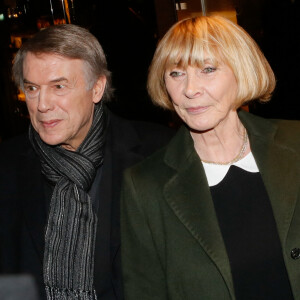 Salvatore Adamo et sa femme Nicole - Photocall à l'occasion de la présentation du nouveau spectacle du Lido "Paris Merveilles" à Paris.
