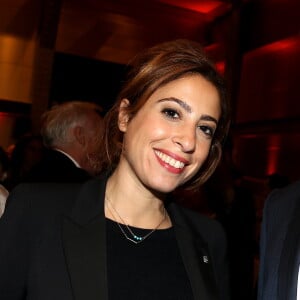 Léa Salamé - Personnalités à la soirée d'anniversaire du site d'informations Atlantico au café Campana au musée d'Orsay à Paris. Le 24 mai 2016 © Dominique Jacovides / Bestimage