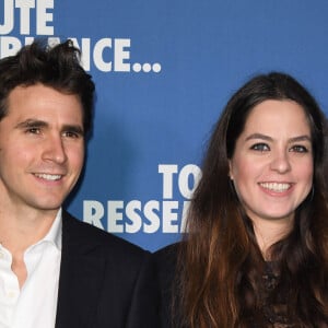 Anouchka Delon (enceinte) et son compagnon Julien Dereims - Avant-première du film "Toute ressemblance..." au cinéma UGC Ciné Cité Les Halles à Paris, le 25 novembre 2019. © Coadic Guirec/Bestimage 