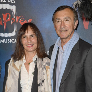 Christophe Malavoy et sa femme Isabelle - Générale de la comédie musicale "Le Bal des Vampires" au Théâtre Mogador à Paris, le 16 octobre 2014.