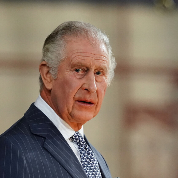 Le roi Charles III d'Angleterre - Service annuel du jour du Commonwealth à l'abbaye de Westminster à Londres, Royaume Uni, le 13 mars 2023. 