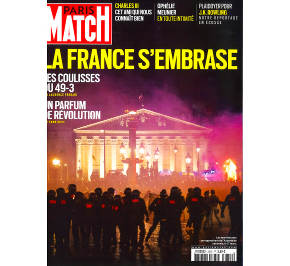 Couverture de "Paris Match" du jeudi 23 mars 2023