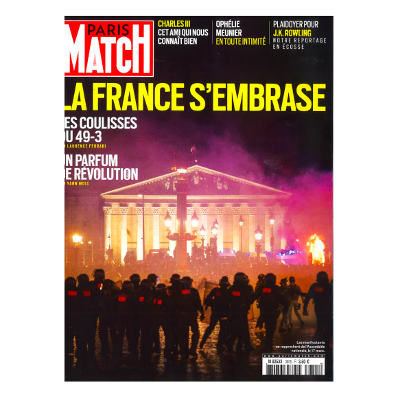Couverture de "Paris Match" du jeudi 23 mars 2023