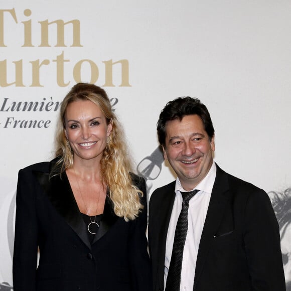 Tous les deux partagent leur vie depuis 2012. 
Christelle Bardet et son compagnon Laurent Gerra - Photocall de la cérémonie de clôture de la 14ème Edition du festival du cinéma Lumière Film Festival à Lyon. Le 21 octobre 2022 © Pascal Fayolle / Bestimage