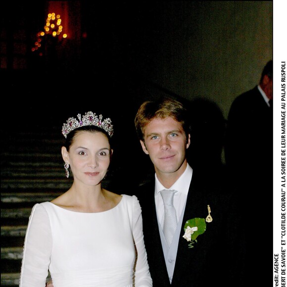 Emmanuel Philibert de Savoie et Clotilde Courau