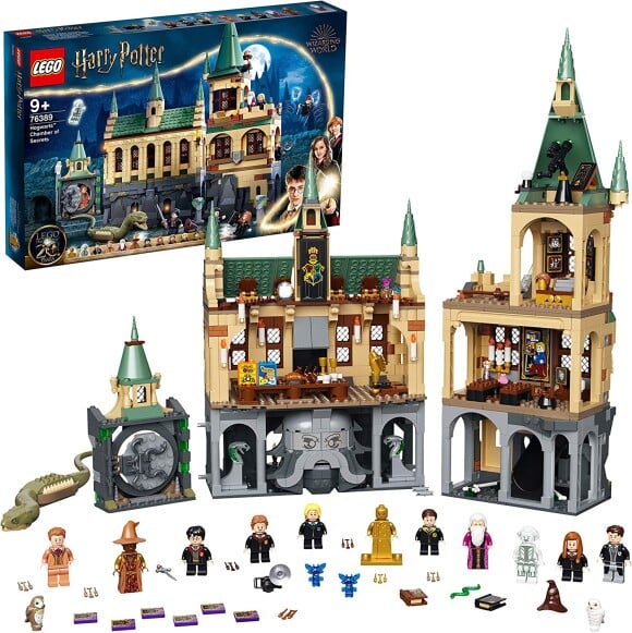 Harry Potter et ses amis découvrent une des pièces les plus mystérieuses de Poudlard avec ce jeu de construction Lego Harry Potter la chambre des secrets de Poudlard