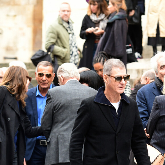 Exclusif - Etienne Daho - Hommage à la chanteuse Dani en l'église Saint-Roch à Paris le 1er octobre 2022.