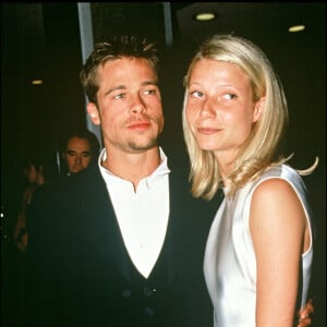 Brad Pitt et Gwyneth Paltrow à la première du film "Legends of the fall" le 24 avril 1995.