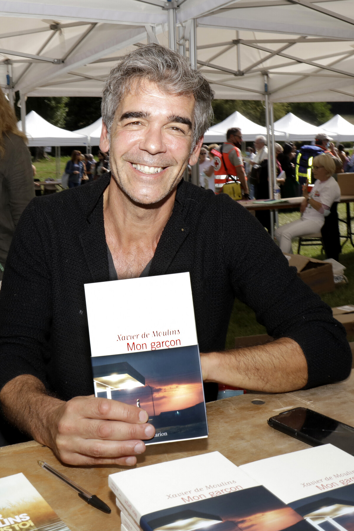 Photo Xavier De Moulins 25ème édition De La Forêt Des Livres Les écrivains Chez Gonzague 