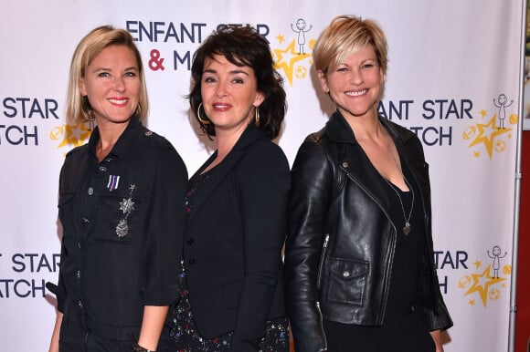 Exclusif - Stéphanie Renouvin, Stéphanie Pareja et Vanessa Valence durant le dîner "Enfant Star et Match" à l'hôtel Aston à Nice, le 13 mai 2017.