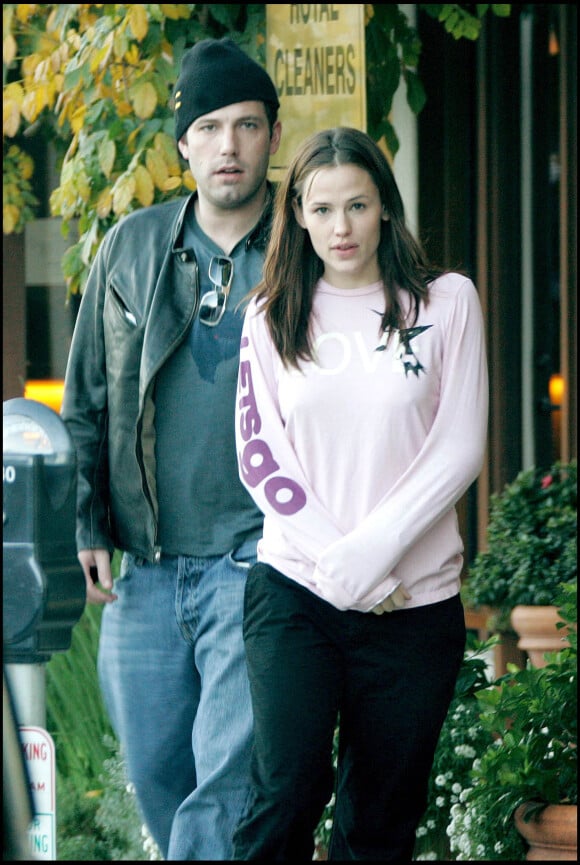 Ben Affleck et Jennifer Garner à West Hollywood le 11 décembre 2004.