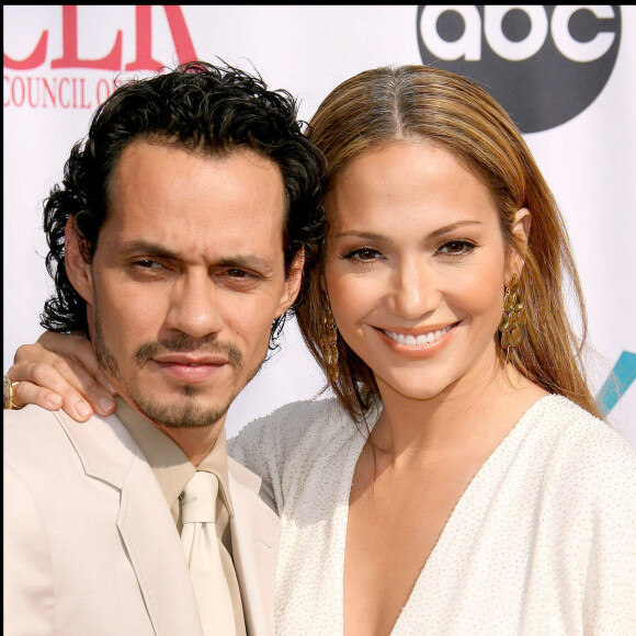 Marc Anthony et Jennifer Lopez aux NCLR Alma Awards le 7 mai 2006. 