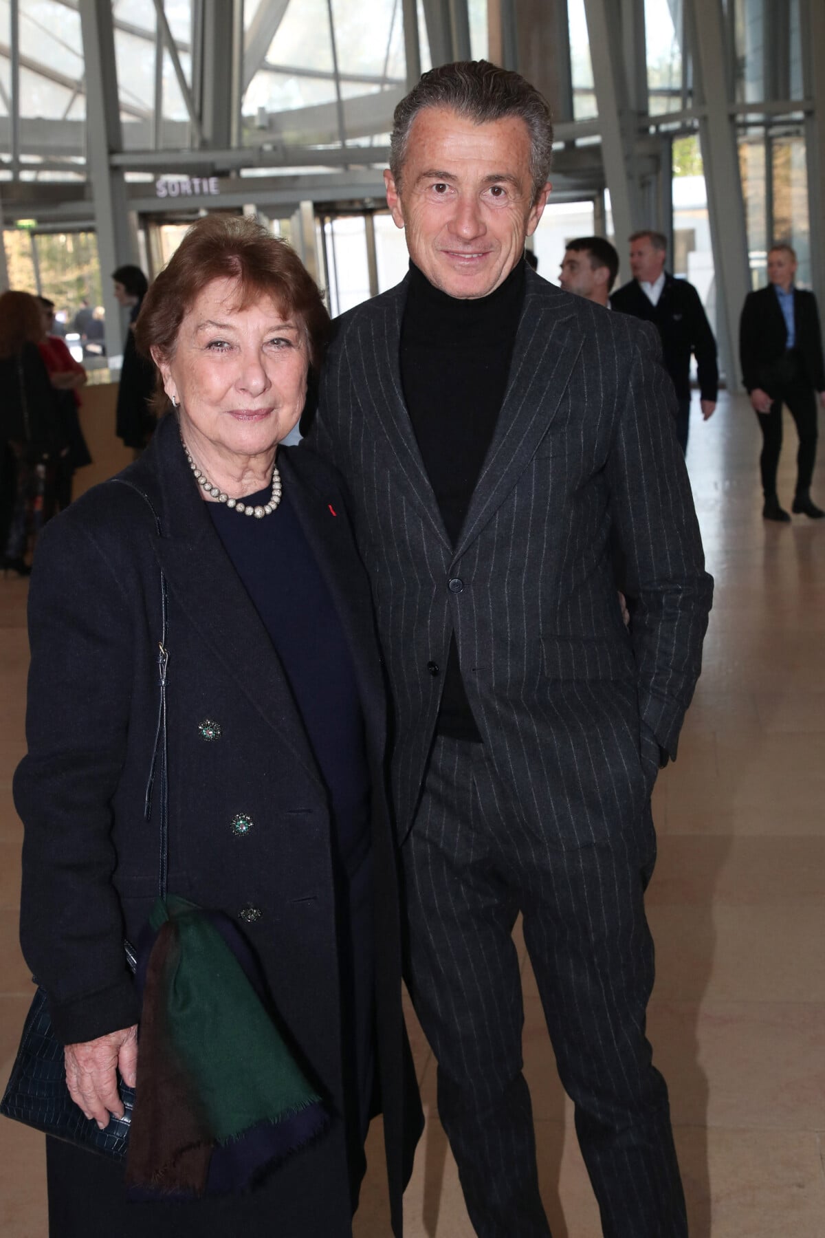 Photo Françoise Dumas et François Sarkozy Vernissage de l