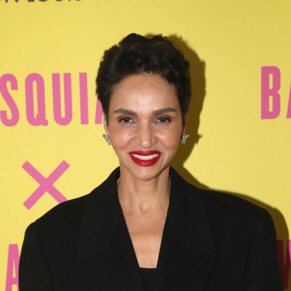 Farida Khelfa - Vernissage de l'Exposition "Basquiat X Warhol à quatre mains" à La Fondation Louis Vuitton à Paris le 3 Avril 2023. © Bertrand Rindoff / Bestimage 