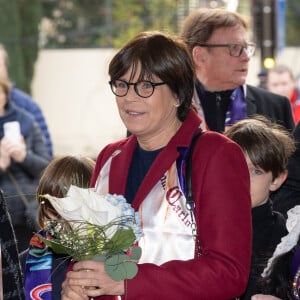 La princesse Stéphanie de Monaco - Arrivées au 2ème jour du 45ème Festival International du Cirque de Monte Carlo sous le chapiteau Fontvieille à Monaco le 21 janvier 2023. © Olivier Huitel/Pool/Bestimage 