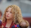 Après plus de 10 ans en Espagne, Shakira a annoncé le 2 avril dernier qu'elle partait
 
Shakira, avec ses enfants Milan (2 ans) et Sasha (3 mois), et sa belle-mère Montserrat Bernabeu, a assisté au match de football de son compagnon Gérard Piqué, Barca Vs Vanlence, à Barcelone. Le 16 avril 2015