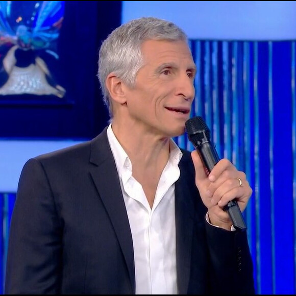 Nagui dans l'émission "N'oubliez pas les paroles".