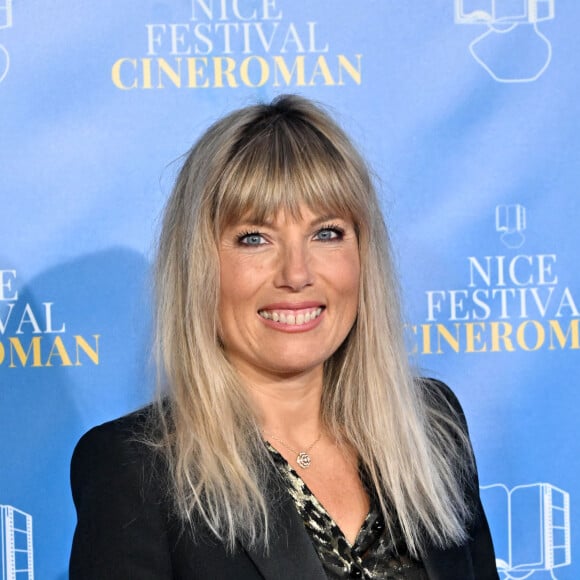 Mélanie Page au photocall de la soirée du 8 octobre lors de la 4ème édition du festival Cinéroman à Nice. © Bruno Bebert / Bestimage