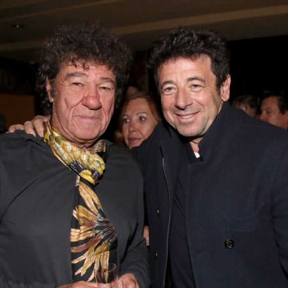 Patrick Bruel avait tenu à être au côté de son ami 
Exclusif - Robert Charlebois et Patrick Bruel - Célébrités au Cocktail après le Concert de Robert Charlebois, " Robert en CharleboisScope " au Grand Rex à Paris France, le 1er Avril 2023. © Bertrand Rindoff / Bestimage 