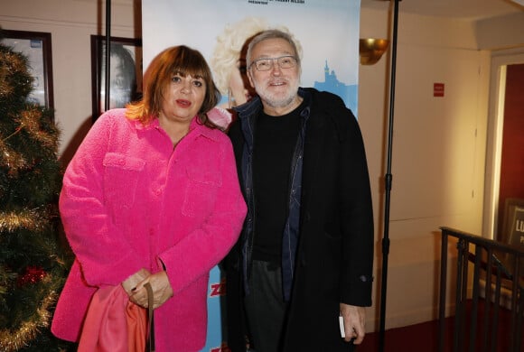 Exclusif - Michèle Bernier, Laurent Ruquier au spectacle "Zize Best-Of" au Théâtre des Mathurins à Paris le 30 novembre 2022. © Marc Ausset-Lacroix/Bestimage