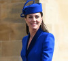 Les Cambridge sur leur trente-et-un.
Kate Middleton, princesse de Galles - La famille royale va assister à la messe de Pâques à la chapelle Saint-Georges au château de Windsor.